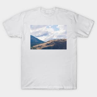 Golden Desert Hills and Blue Sky - Okanagan Valley T-Shirt